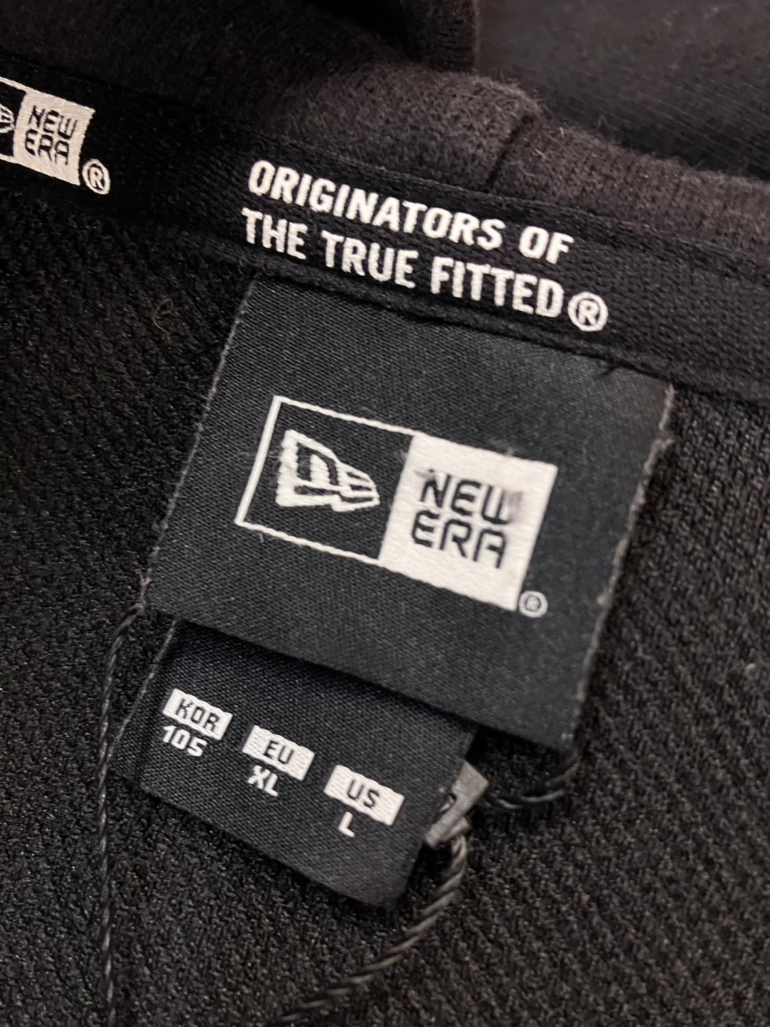 뉴에라 후드집업 블랙 XL  #csz3537 상품이미지4