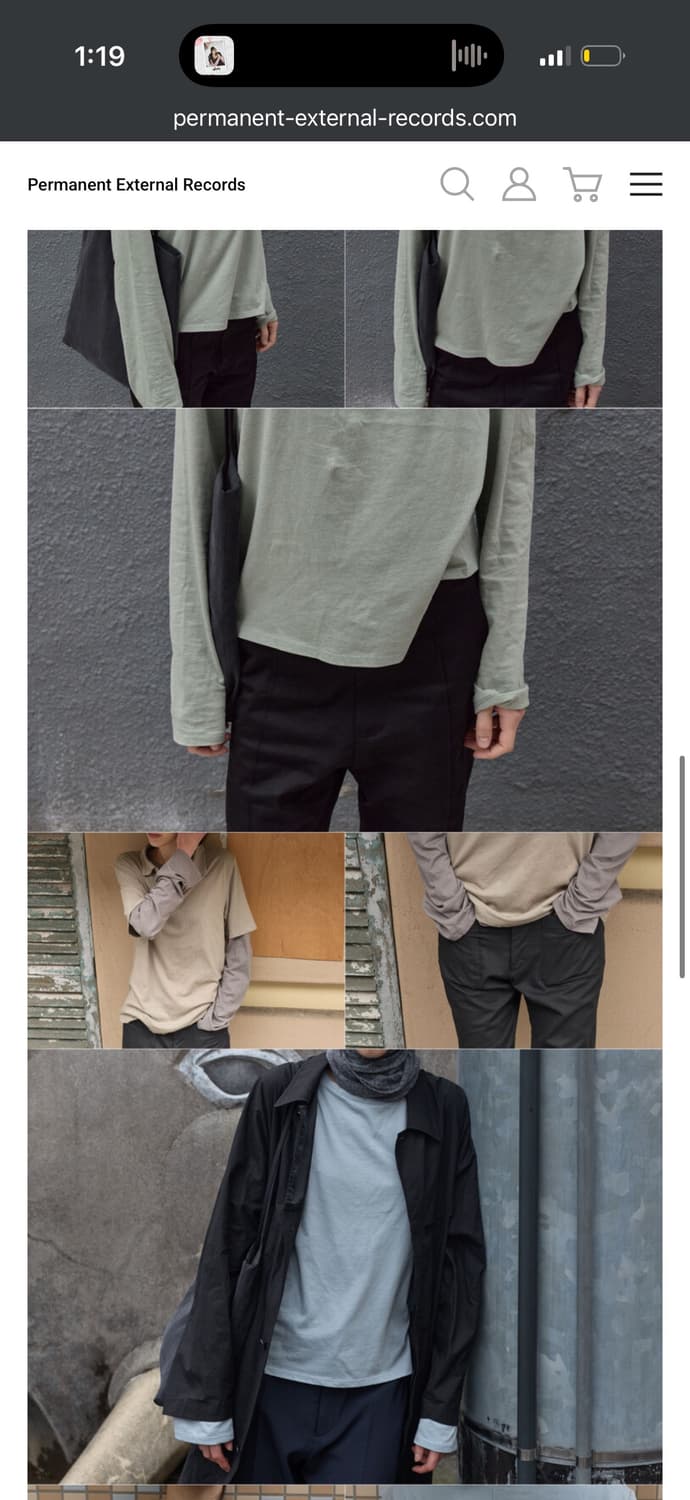 머듈 세미 롱슬리브 쉐도우 상품이미지2