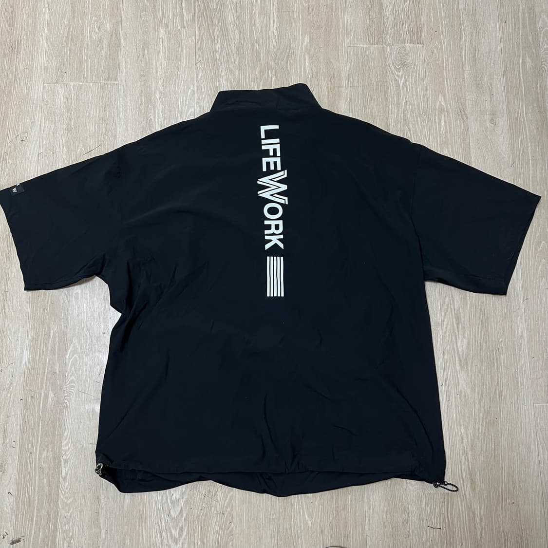 라이프워크 로고 와펜 풀오버 반팔 져지 M/95  상품이미지4