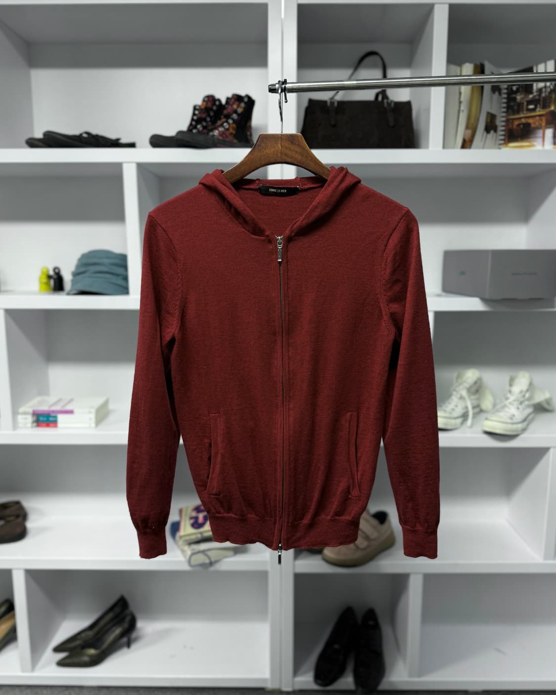 comme ca men 투웨이 집업 니트 상품이미지1