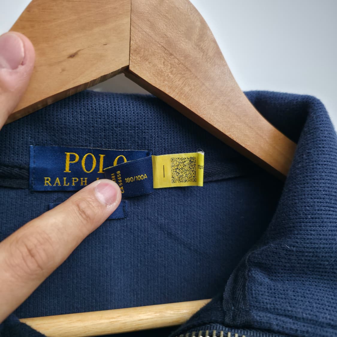 [L] 폴로 랄프로렌 네이비 쿼터집업 상품이미지6
