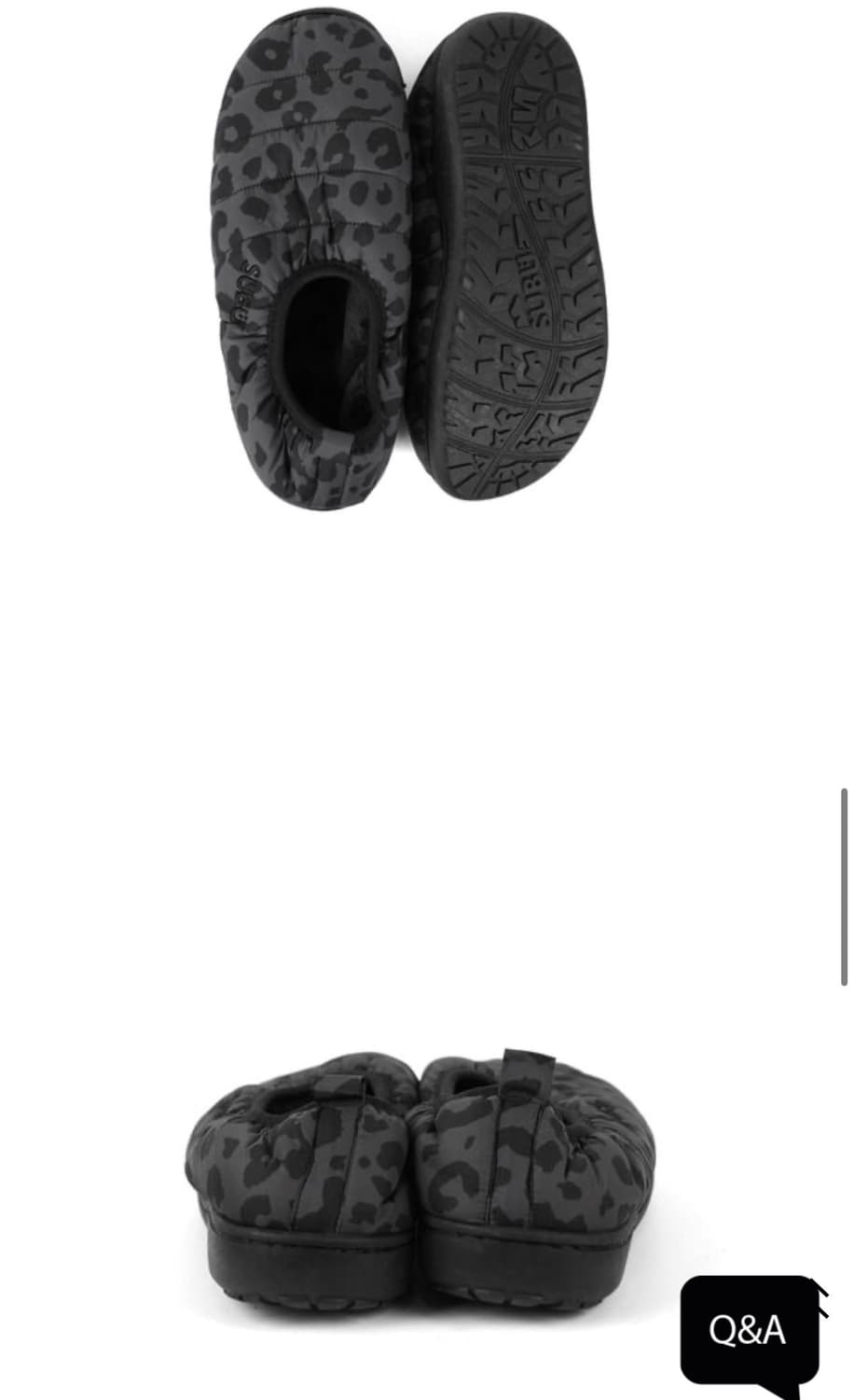 SUBU스부_Packble Sandal [Leopard Charcoal] 상품이미지4