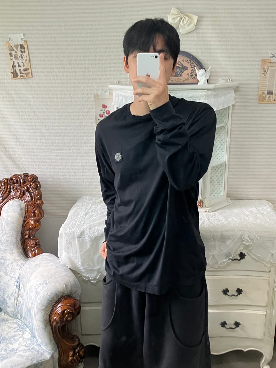 정품)스톤아일랜드 롱슬리브 XL 상품이미지1