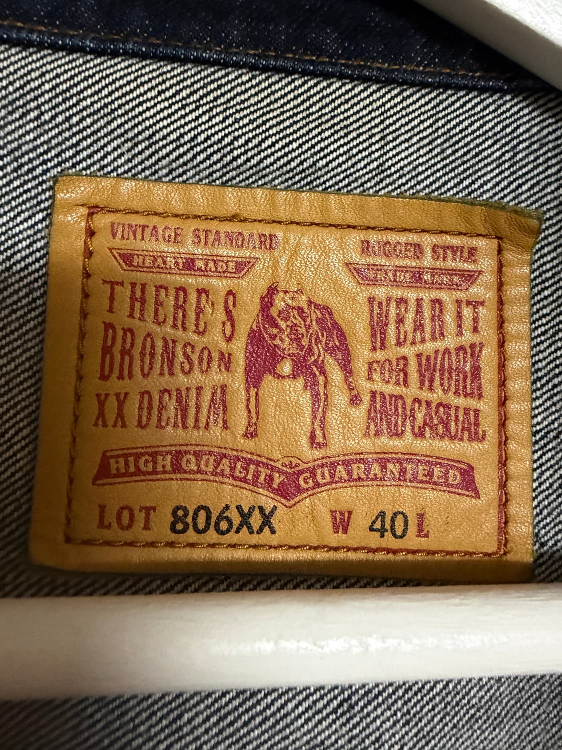 브론슨 806XX 셀비지 타입1 트러커 1세대 40 상품이미지3