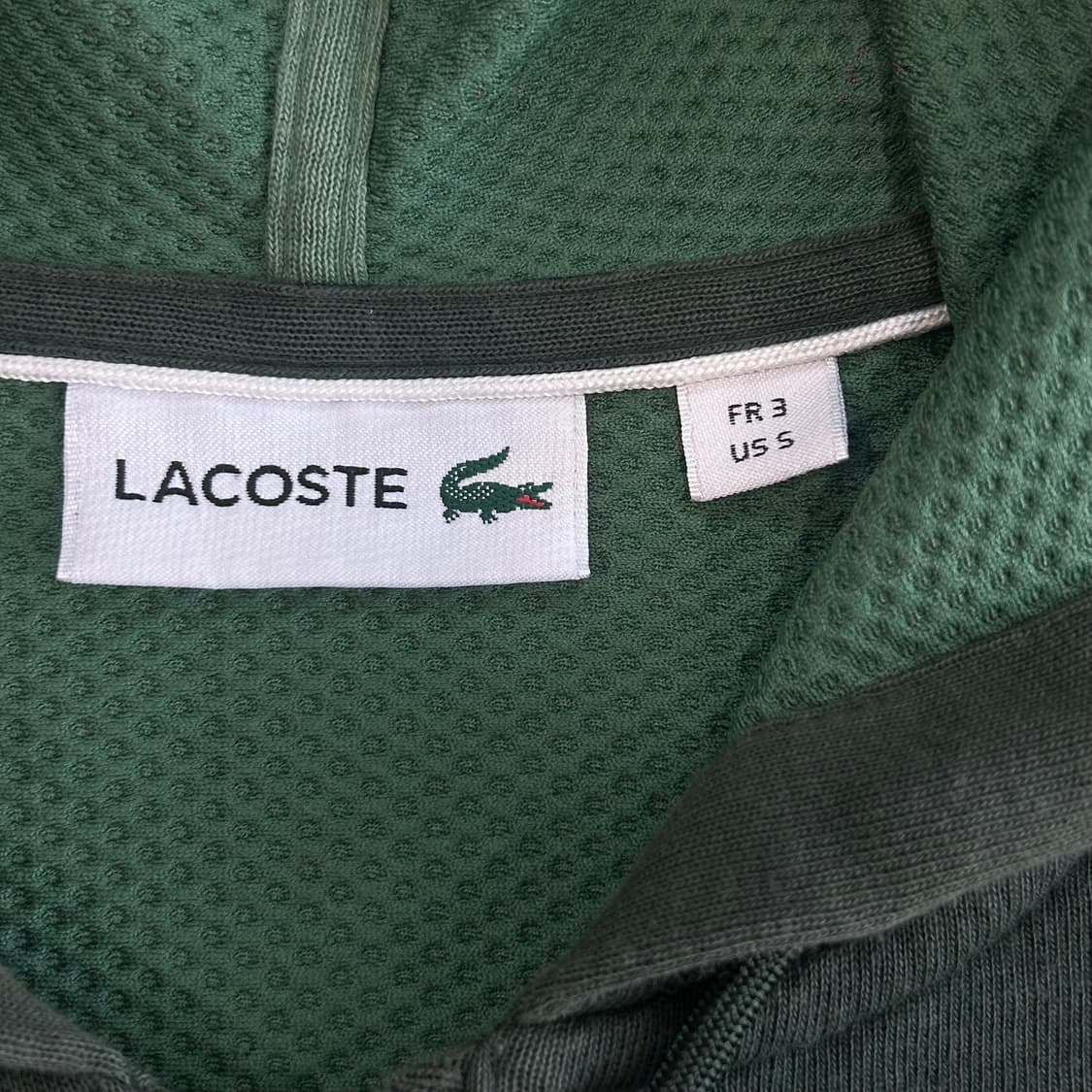 Lacoste 라코스테 딥그린 후드집업 상품이미지5