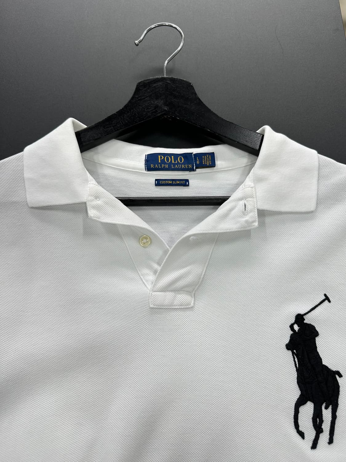 폴로랄프로렌 빅포니 넘버링 PK반팔티 화이트 상품이미지6