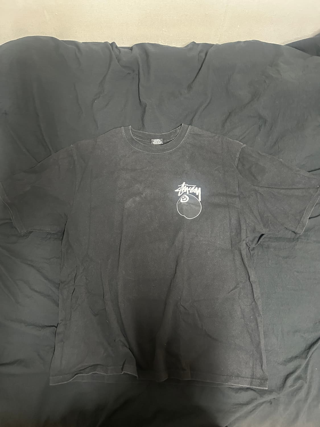 스투시 8볼 티셔츠 블랙 L 상품이미지1