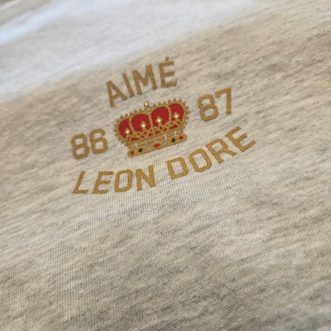 에임레온도르 NY 멜란지 반팔 XL 상품이미지2