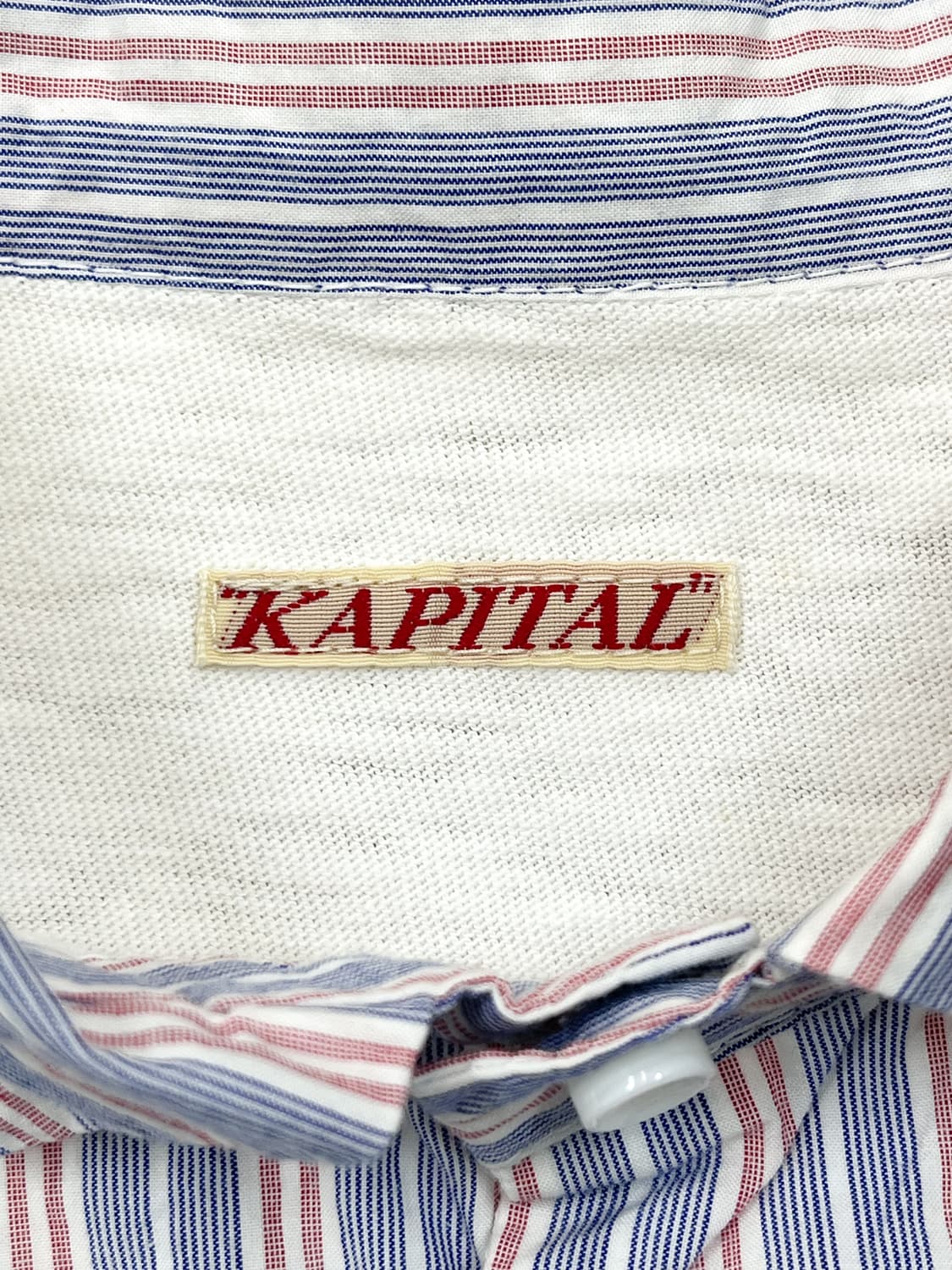 캐피탈 빕 프론트 스트라이트 블라우스 상품이미지5