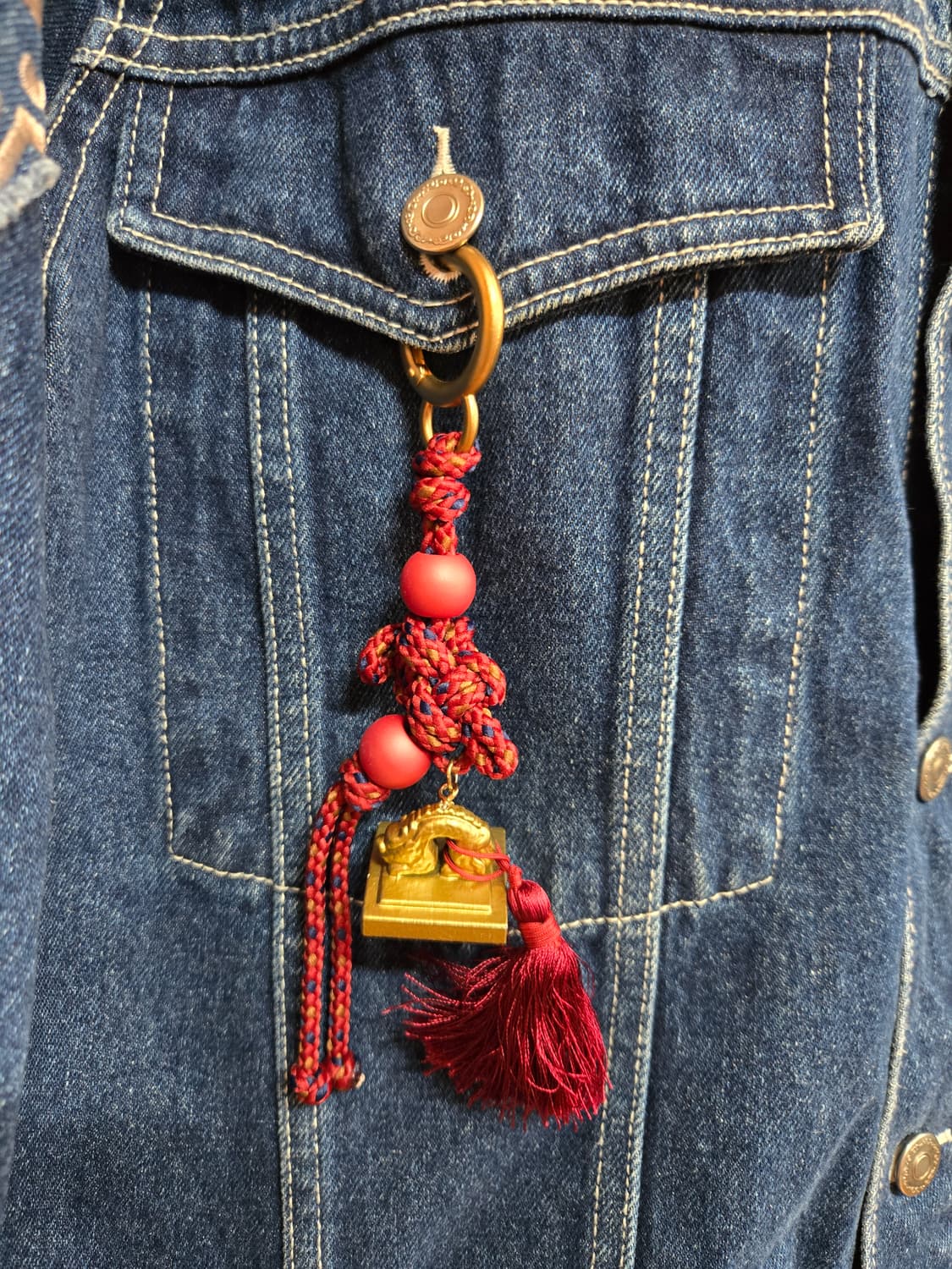 교집합X악오 청롱포 진청 자켓 상품이미지3