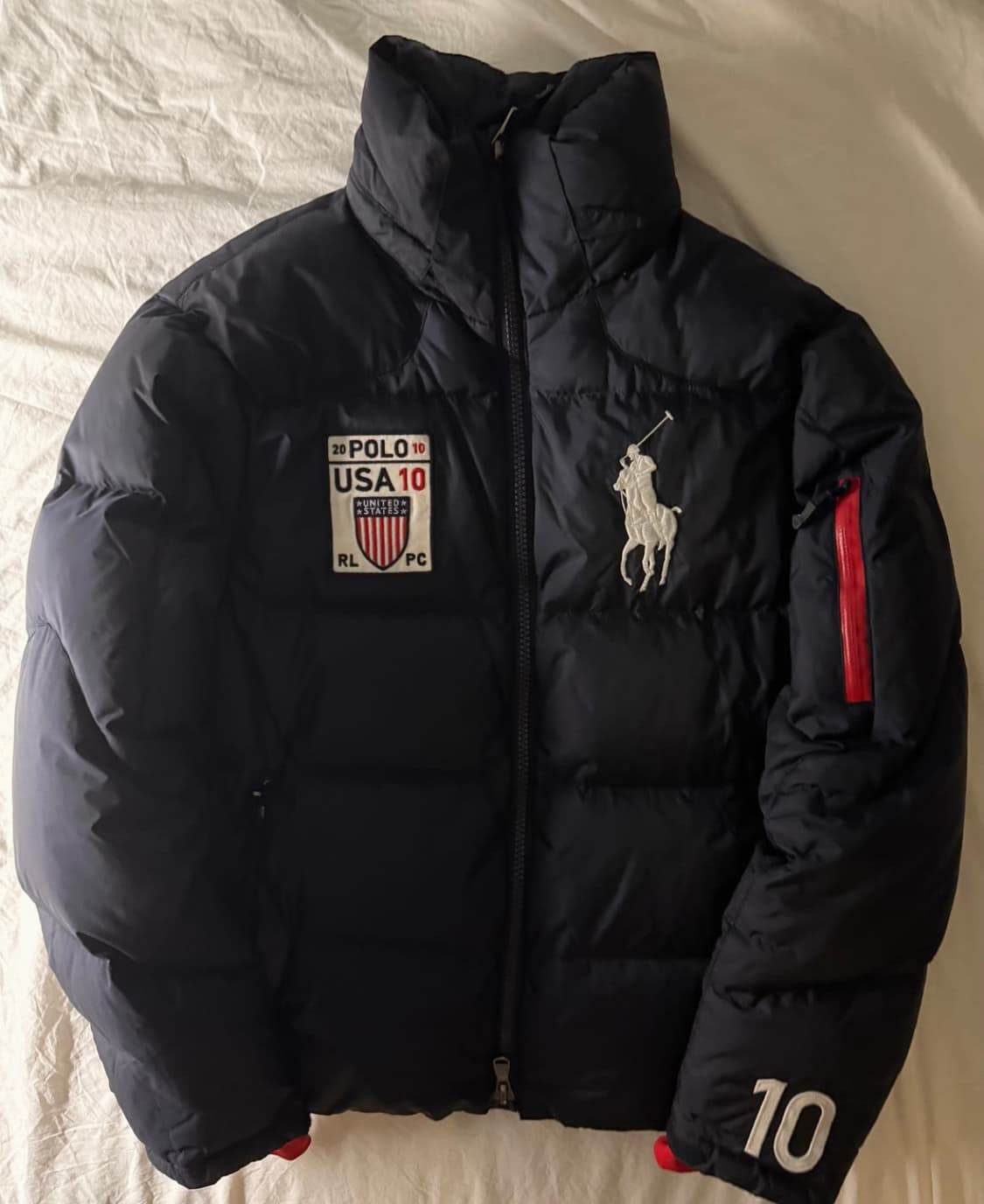 폴로 빅포니 성조기 패딩 M 상품이미지1
