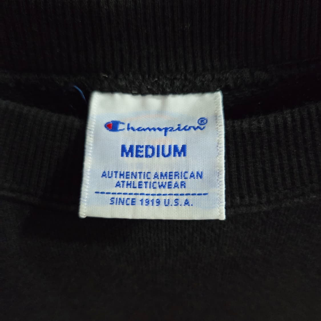 챔피온 스웻셔츠 블랙 M 상품이미지4