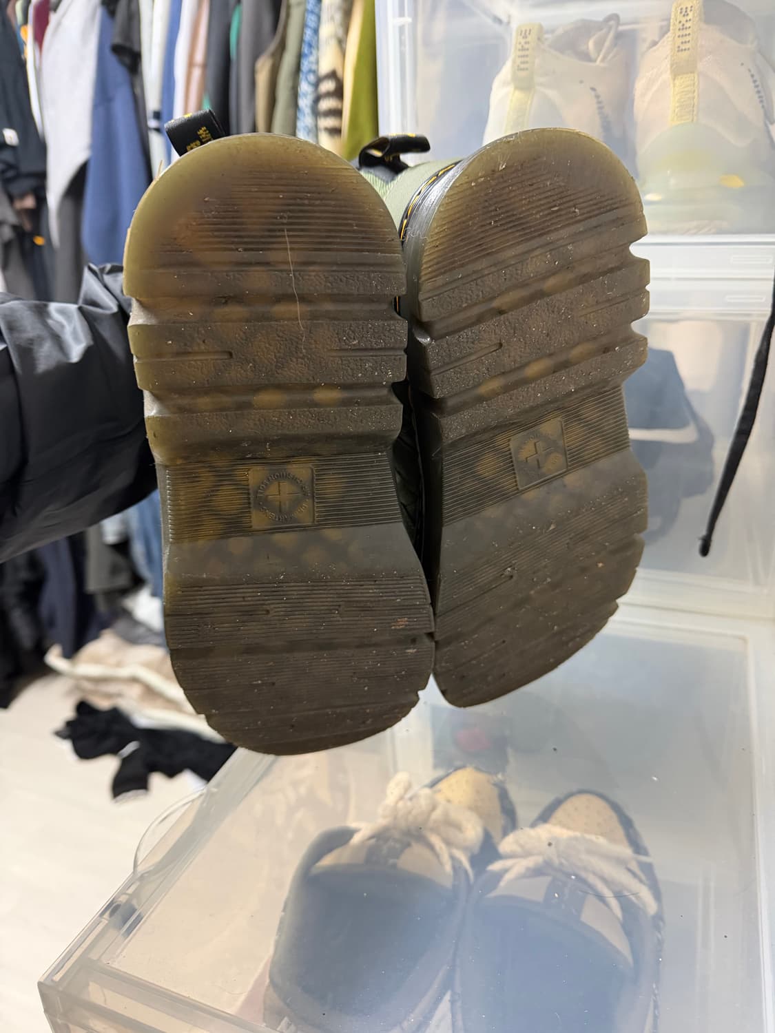 [270] 닥터마틴 버리 8-TIE 카키 워커 상품이미지5