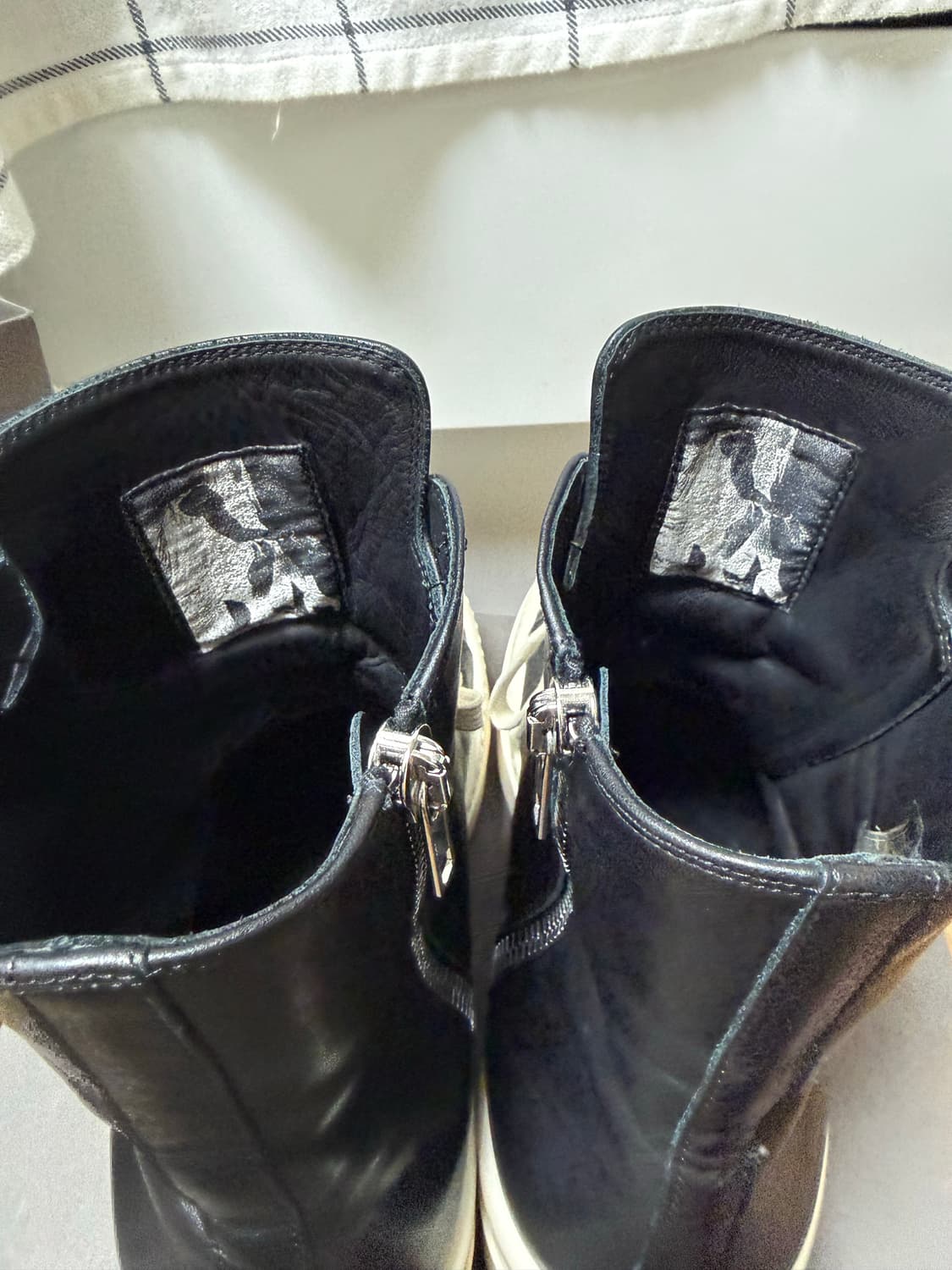 44)릭오웬스 메가범퍼 라몬즈 레더 상품이미지4