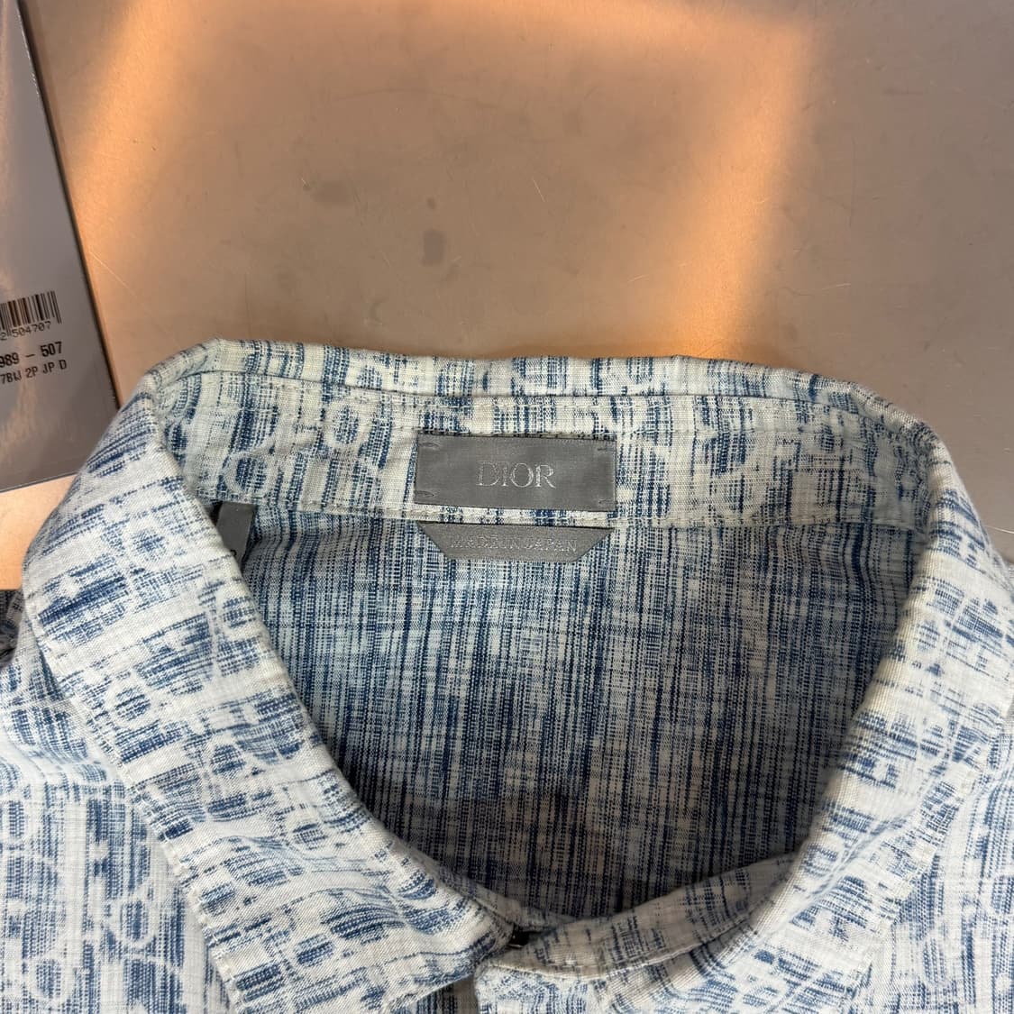 [리오브] 디올 오블리크 카스리 데님 셔츠 상품이미지4