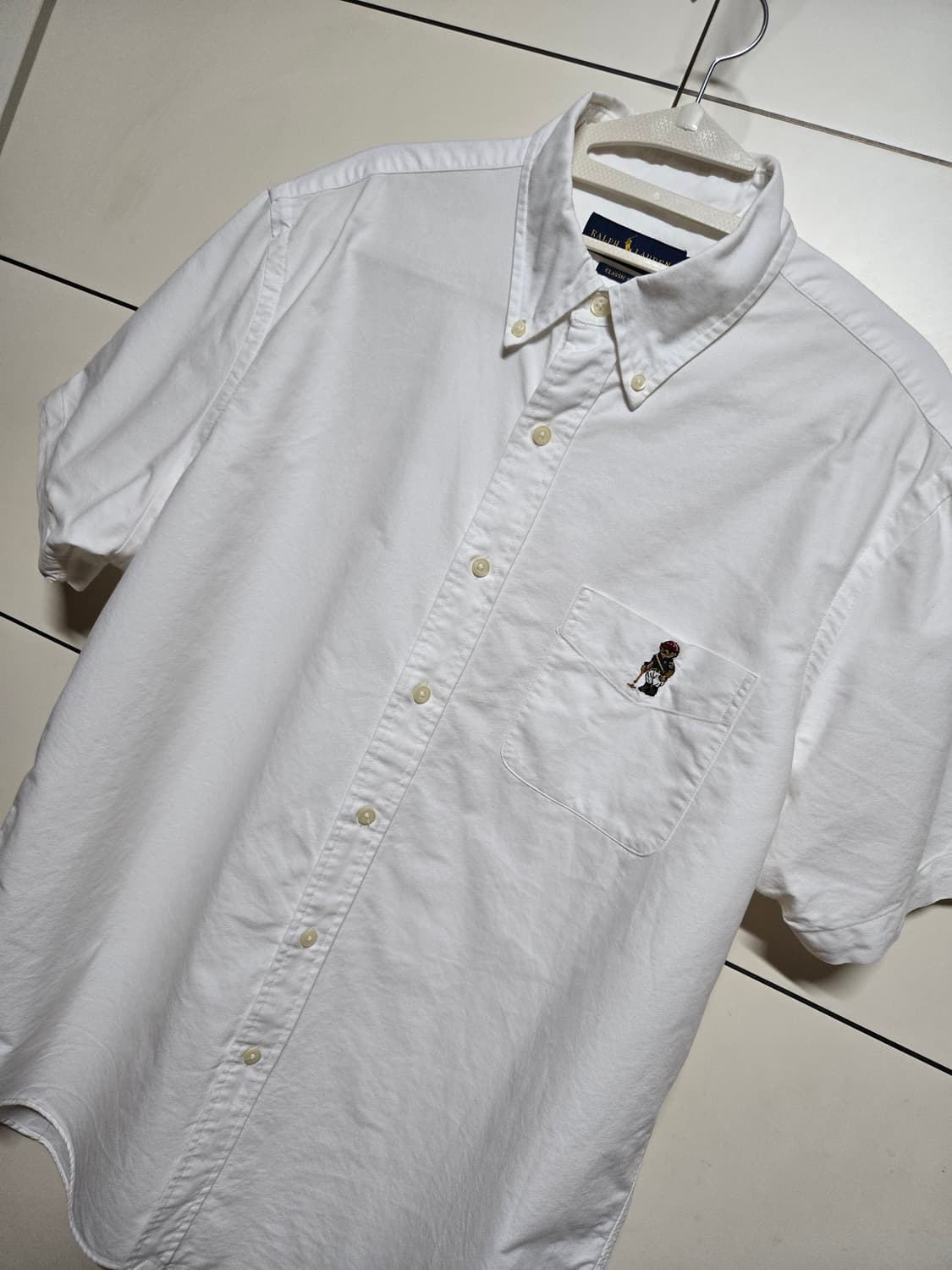 폴로 랄프로렌 클레식핏 베어 옥스포드 반팔셔츠 상품이미지2