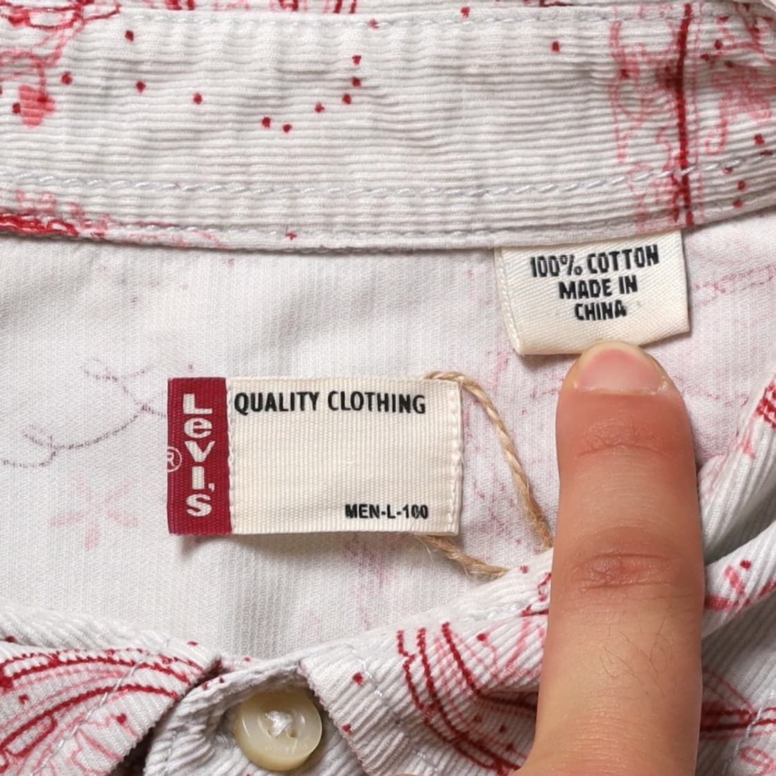 리바이스 Levi’s Pattern Corduroy Shirt    상품이미지8