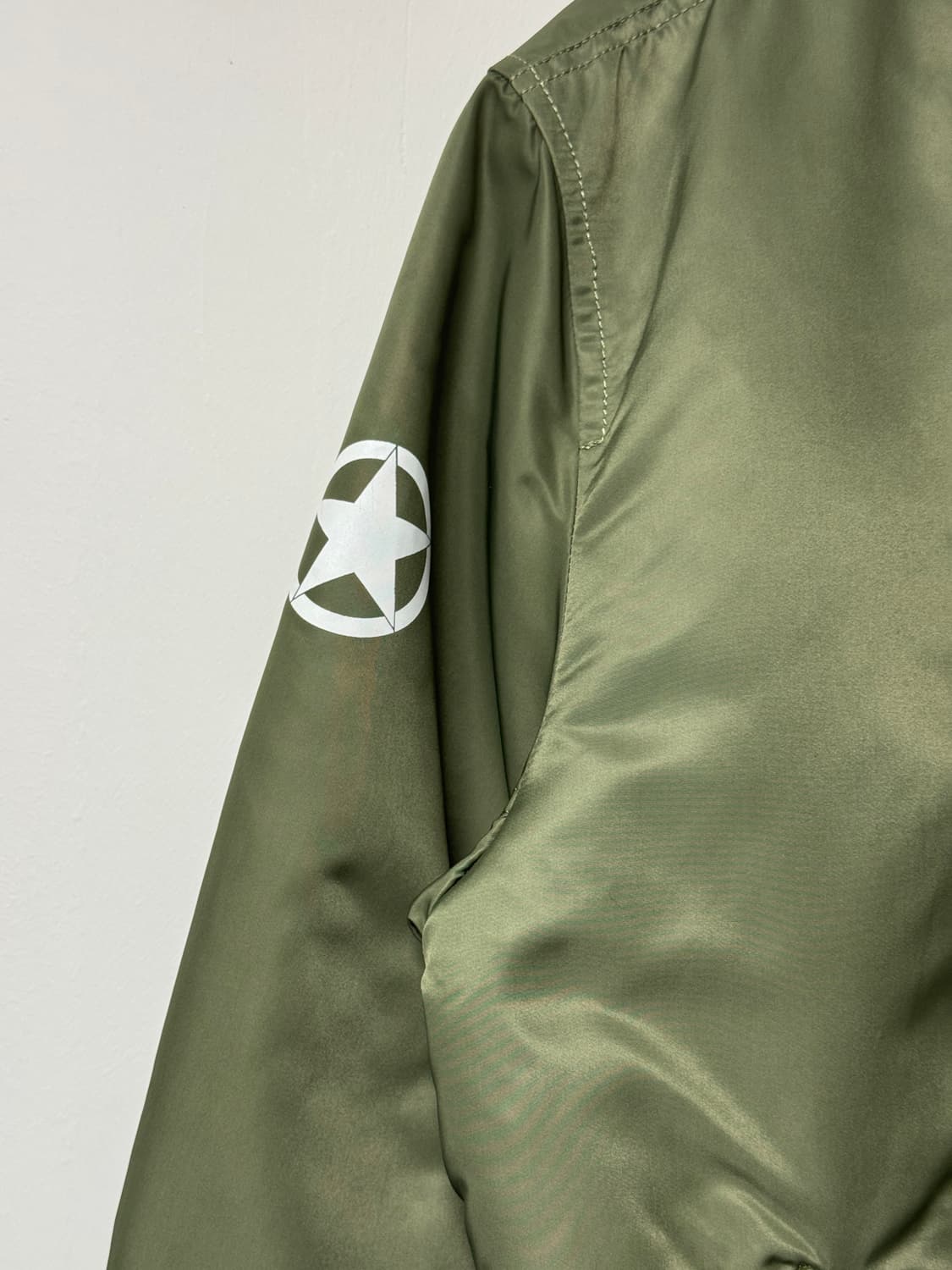 알파인더스트리 ARMY 프린팅 MA-1 플라이트 자켓 L 상품이미지3