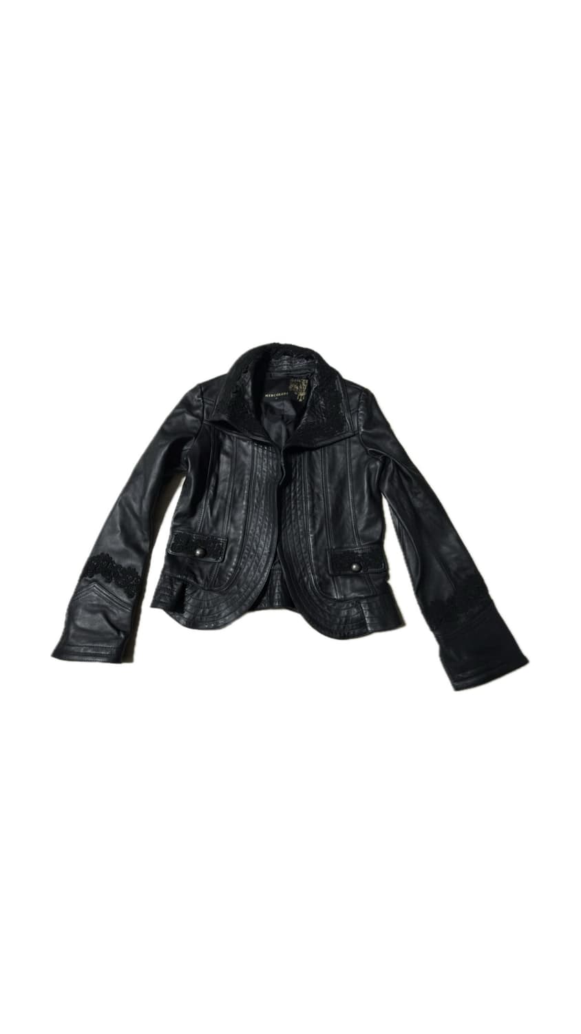 (W) 카라 고딕 레더 자켓 66size 상품이미지1