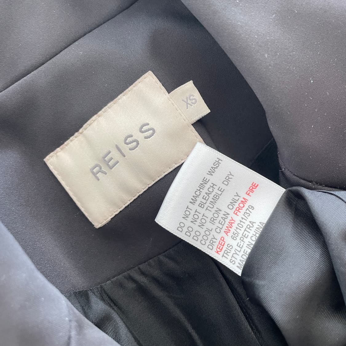 REISS 리스 여성S 벨티드 블랙 트렌치 코트 상품이미지9