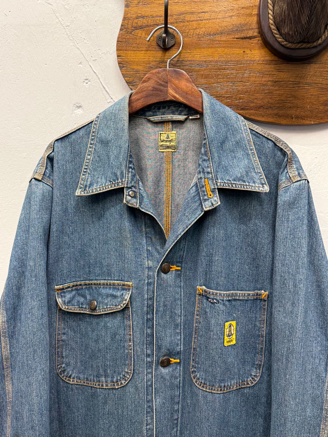 Wrangler Blue Bell Denim Chore Jacket 상품이미지2