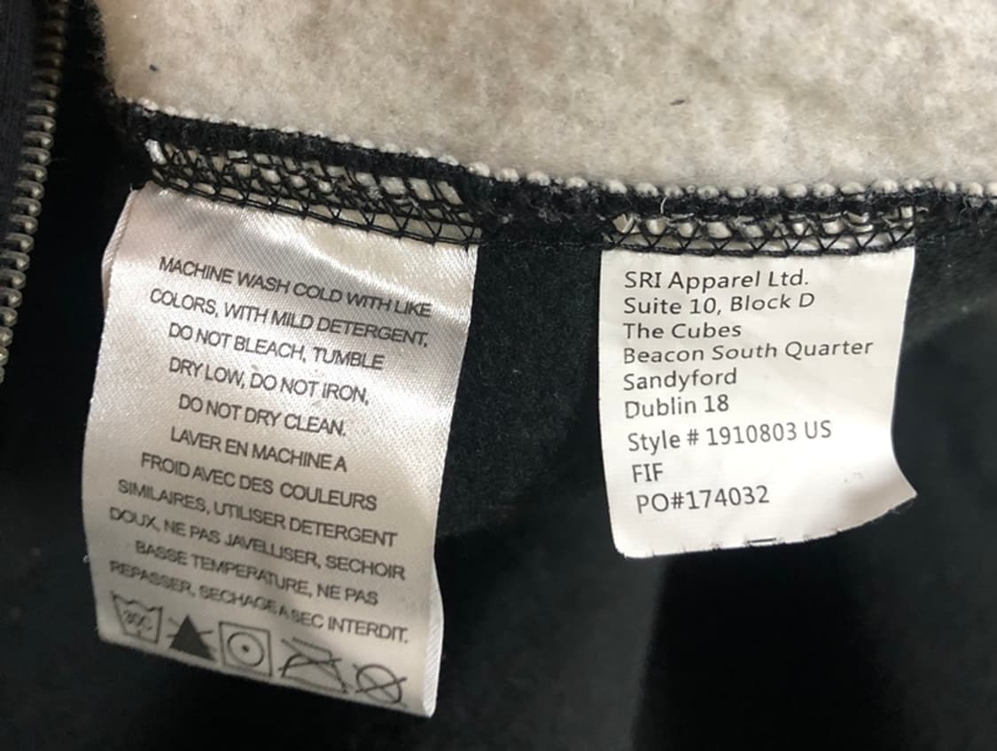 캐터필러(CATERPILAR) CAT로고 패널 스웨트셔츠/후드집업 2XL 상품이미지8