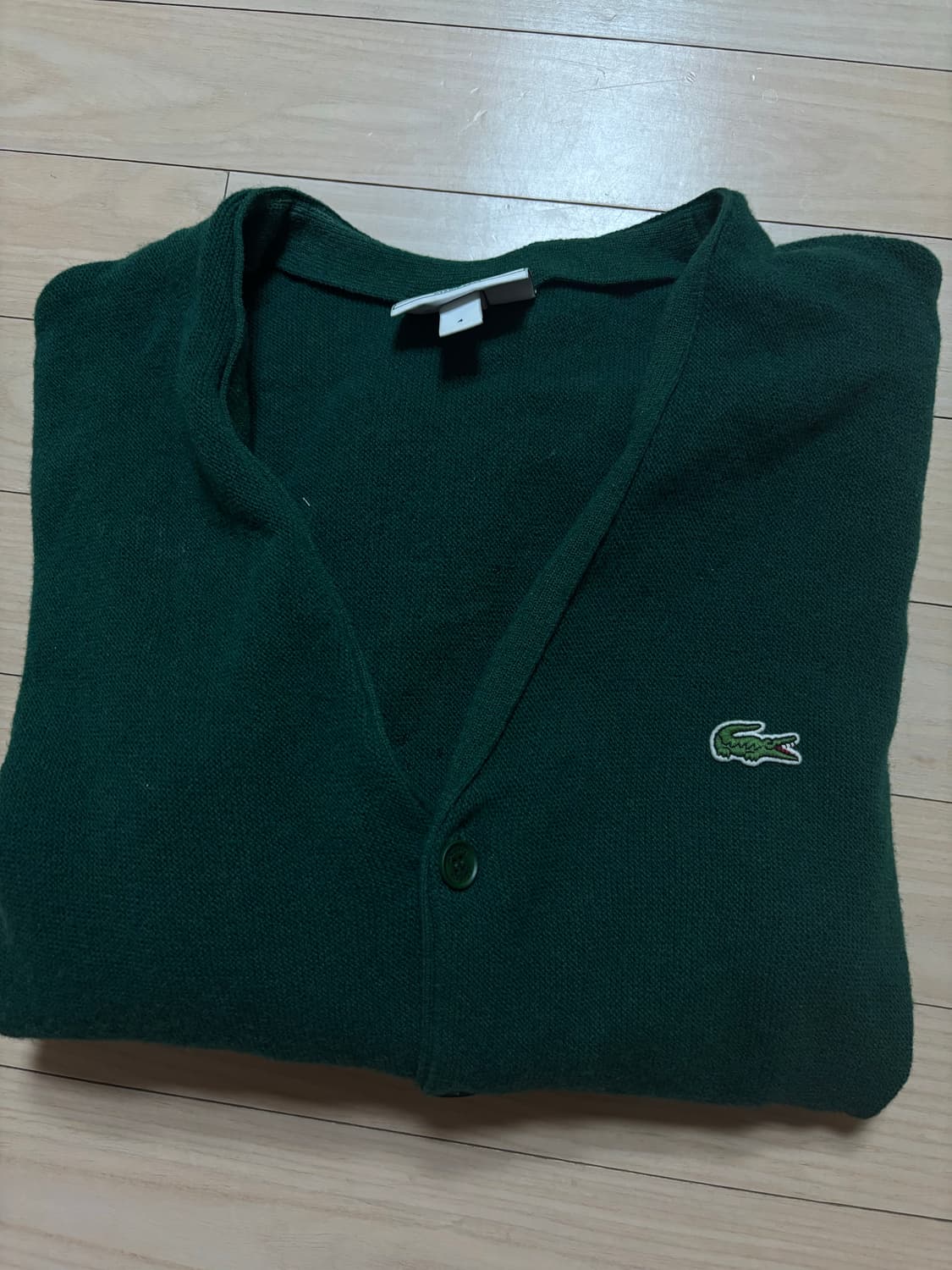 라코스테 남성 링스가디건 그린 4사이즈 상품이미지3