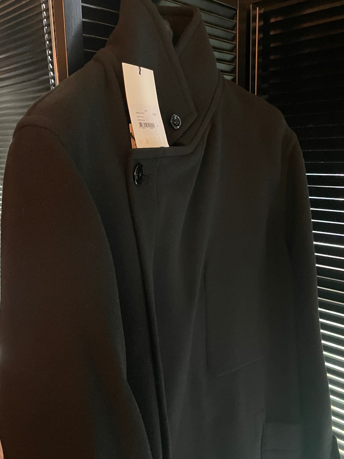 르메르 24fw 더블 울 랩코트 블랙 S 상품이미지1