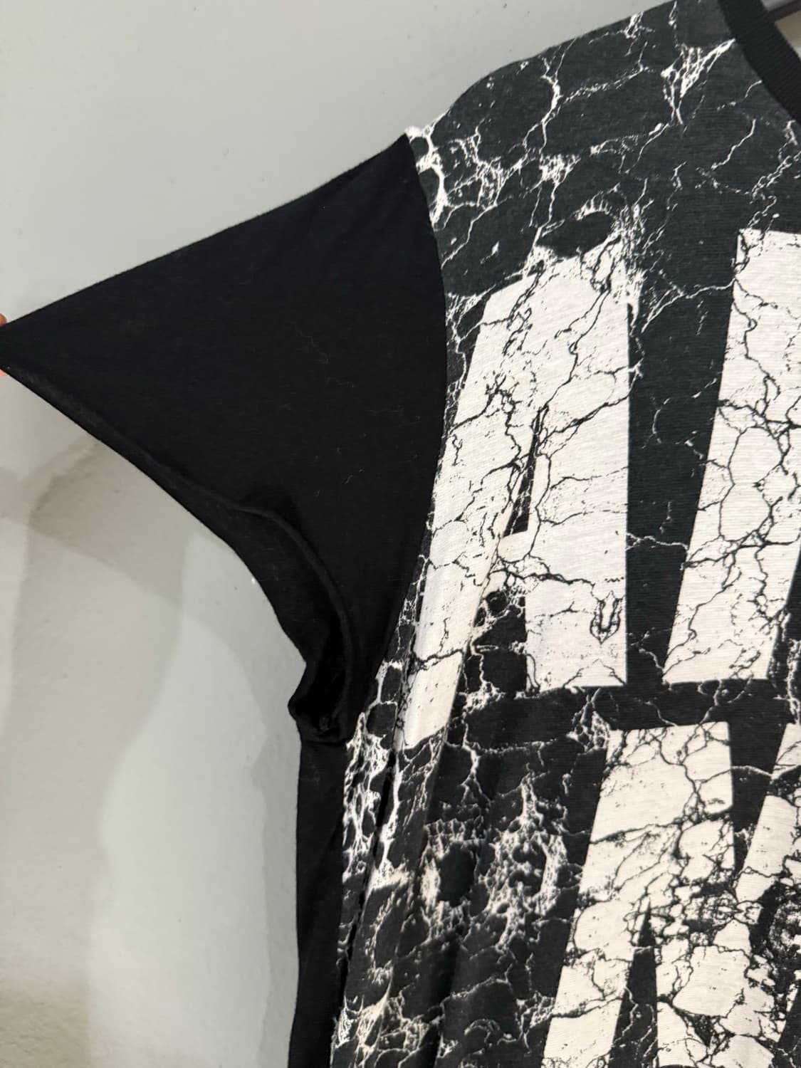 crack printing & lettering point top 상품이미지7