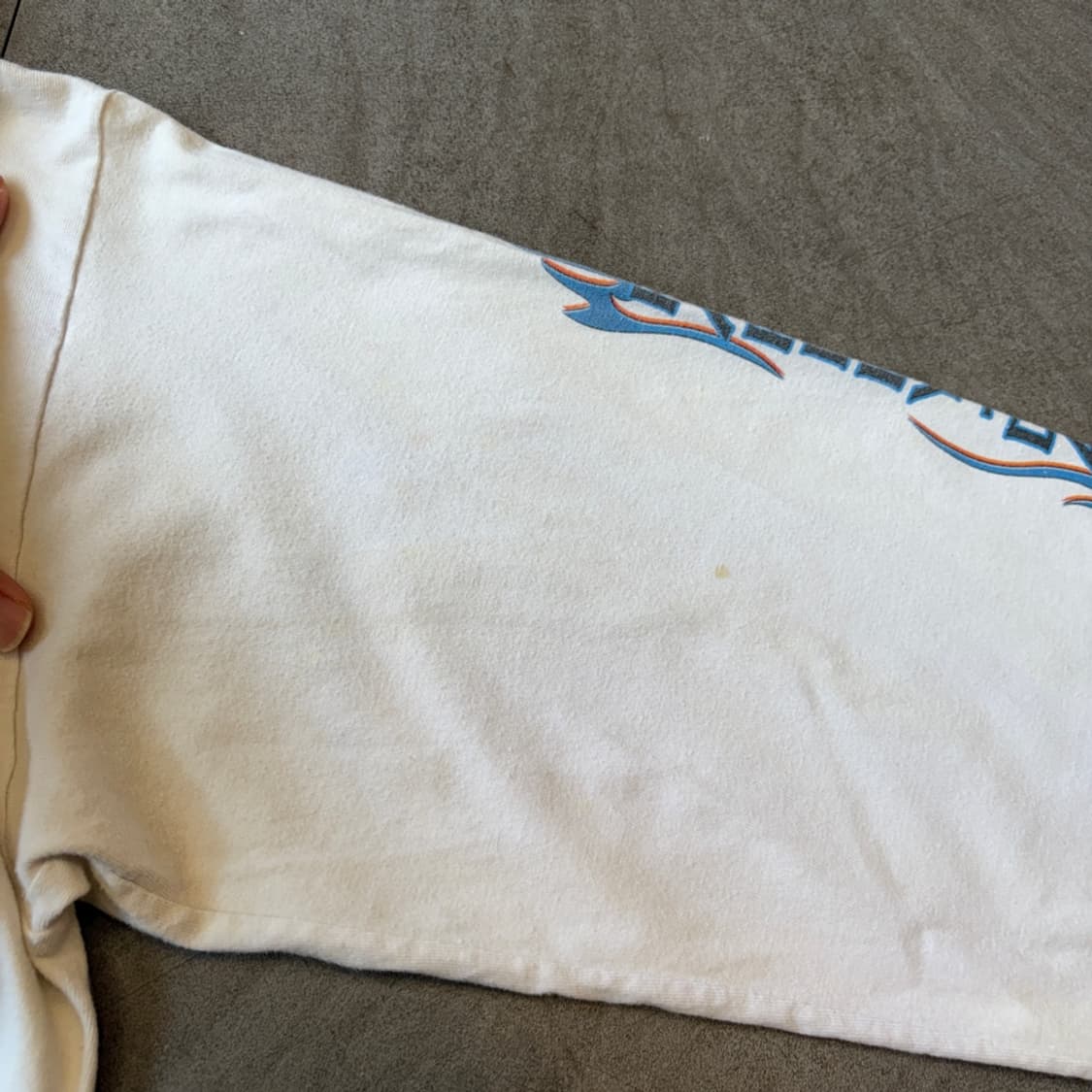 할리데이비슨 정품 화이트 플레임 긴팔 티셔츠 롱슬리브 상품이미지7