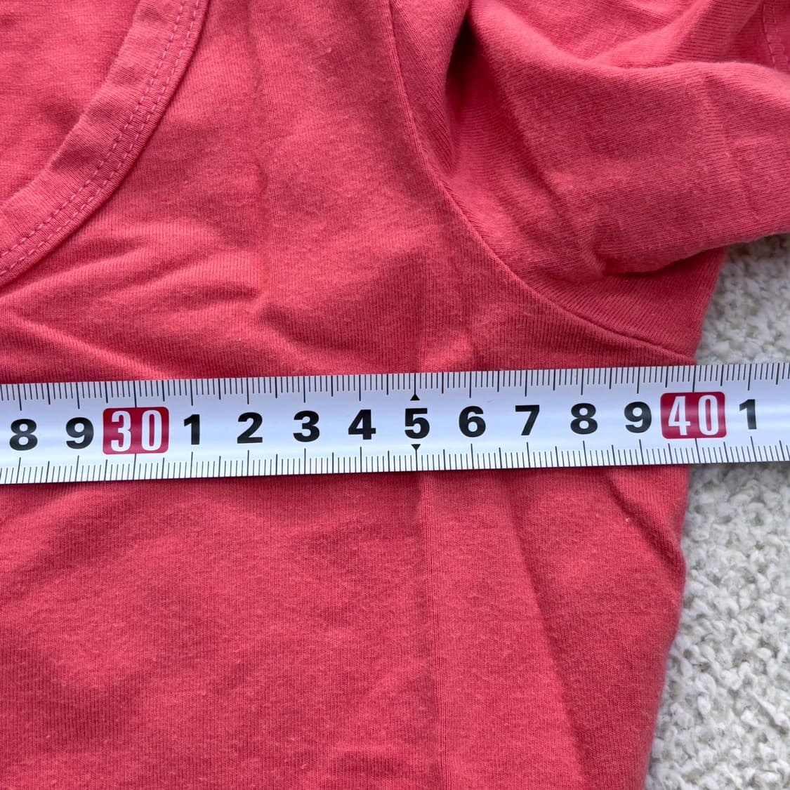 실측확인 베네통 라운드넥 반팔 티셔츠 0401E 상품이미지6