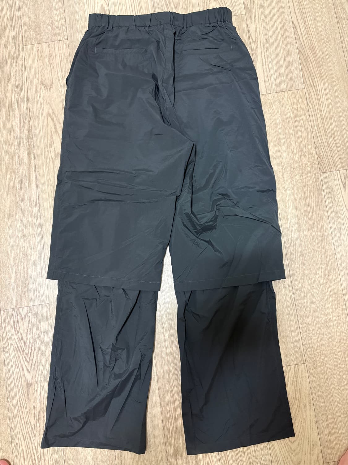 아모멘토 SHEER LAYERED PANTS (CHARCOAL) 상품이미지4