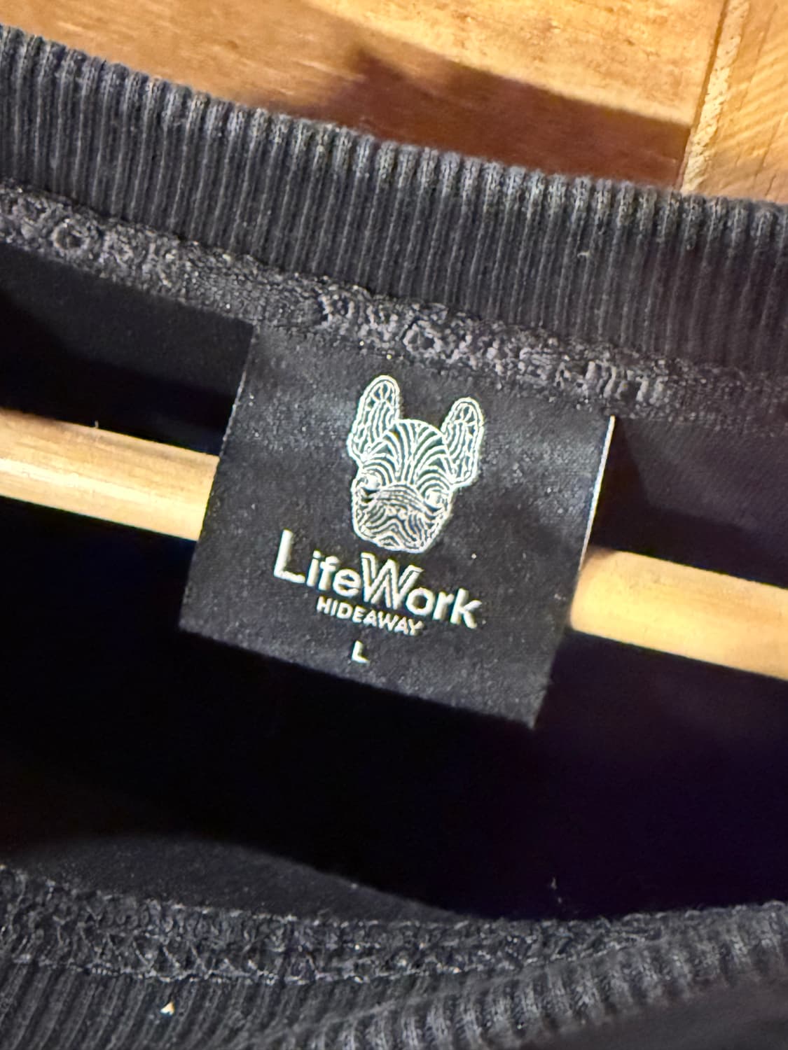 라이프워크 검정 맨투맨 상품이미지5