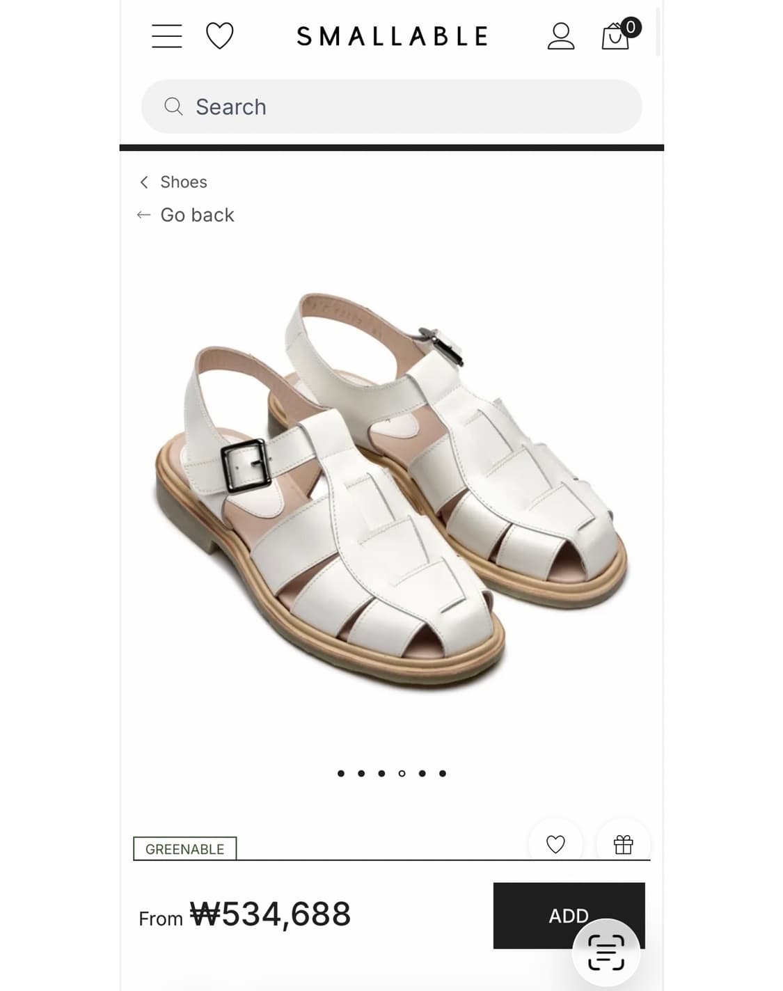 Paraboot iberis gloss sandals 파라부트 샌들  상품이미지1
