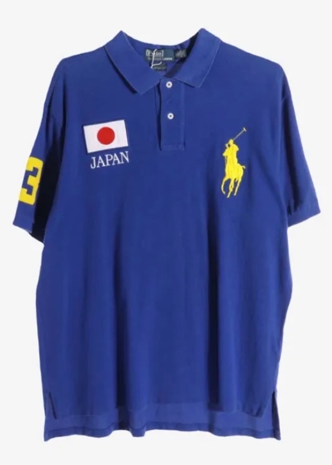 폴로 랄프로렌 남색 빅포니 반팔 Japan XL 사이즈 상품이미지1