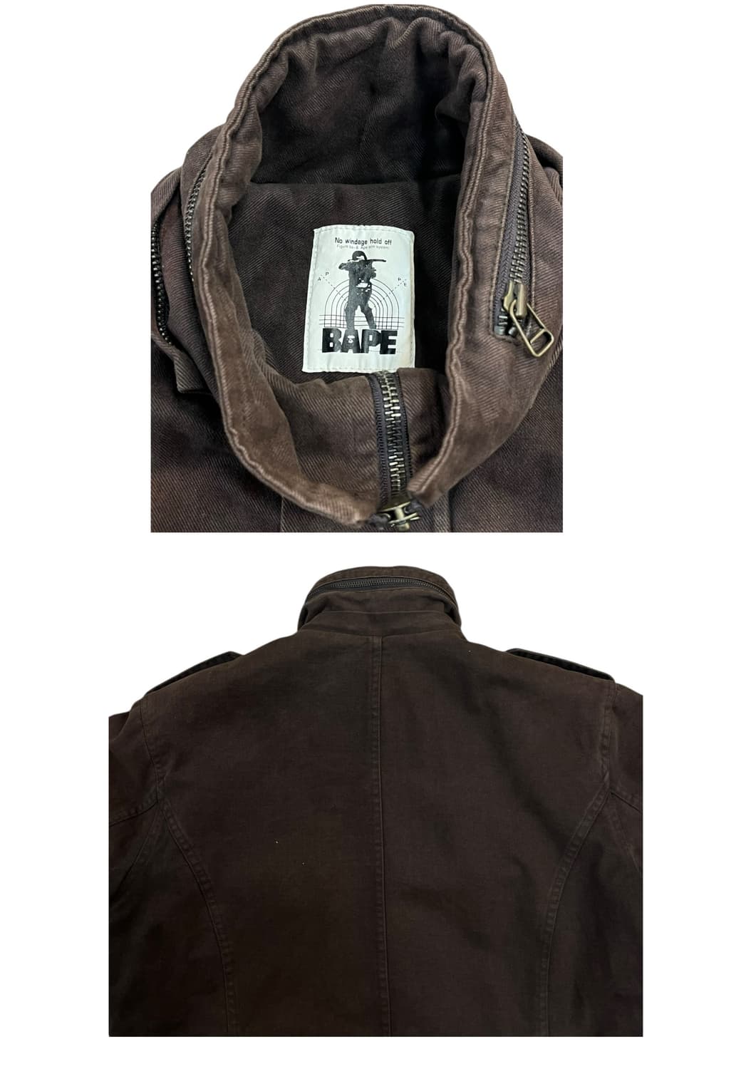 베이프 밀리터리 자켓 브라운 #csz2152 상품이미지4
