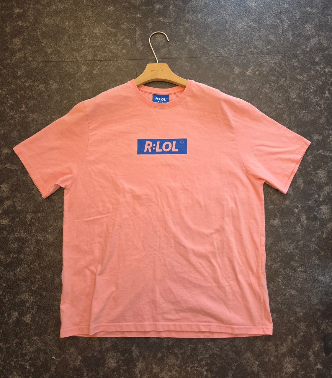 알엘오엘 BASIC T-SHIRT CORAL-M 상품이미지1
