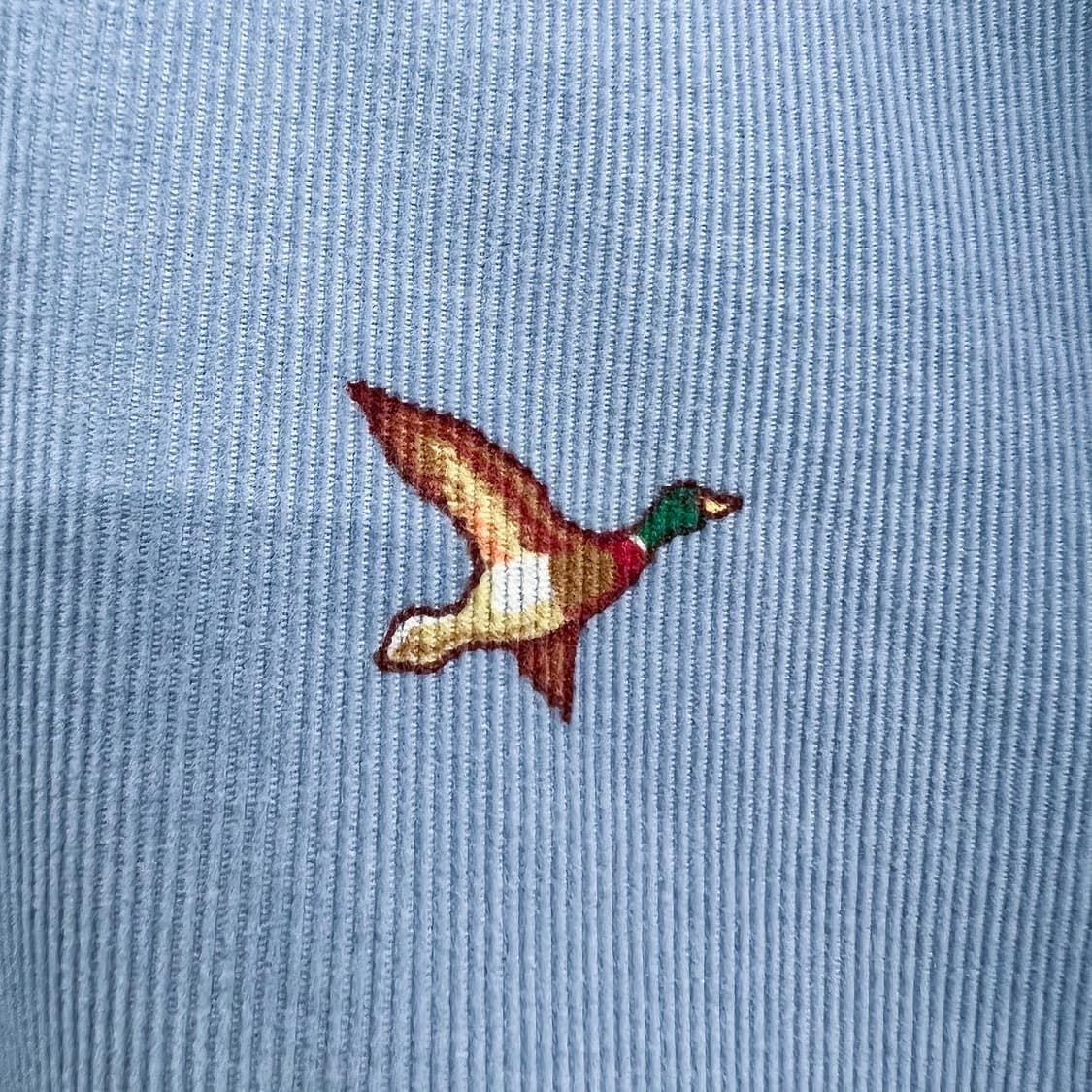 폴로랄프로렌 파스텔블루 청둥오리 패턴코듀로이셔츠 상품이미지4