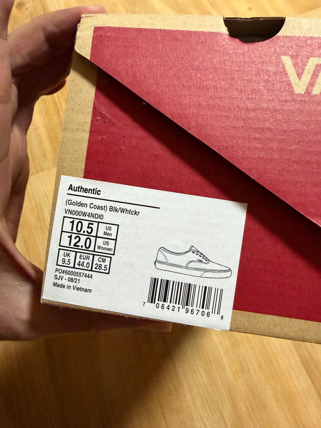 반스 어센틱 골든코스트 체커보드 285 상품이미지2