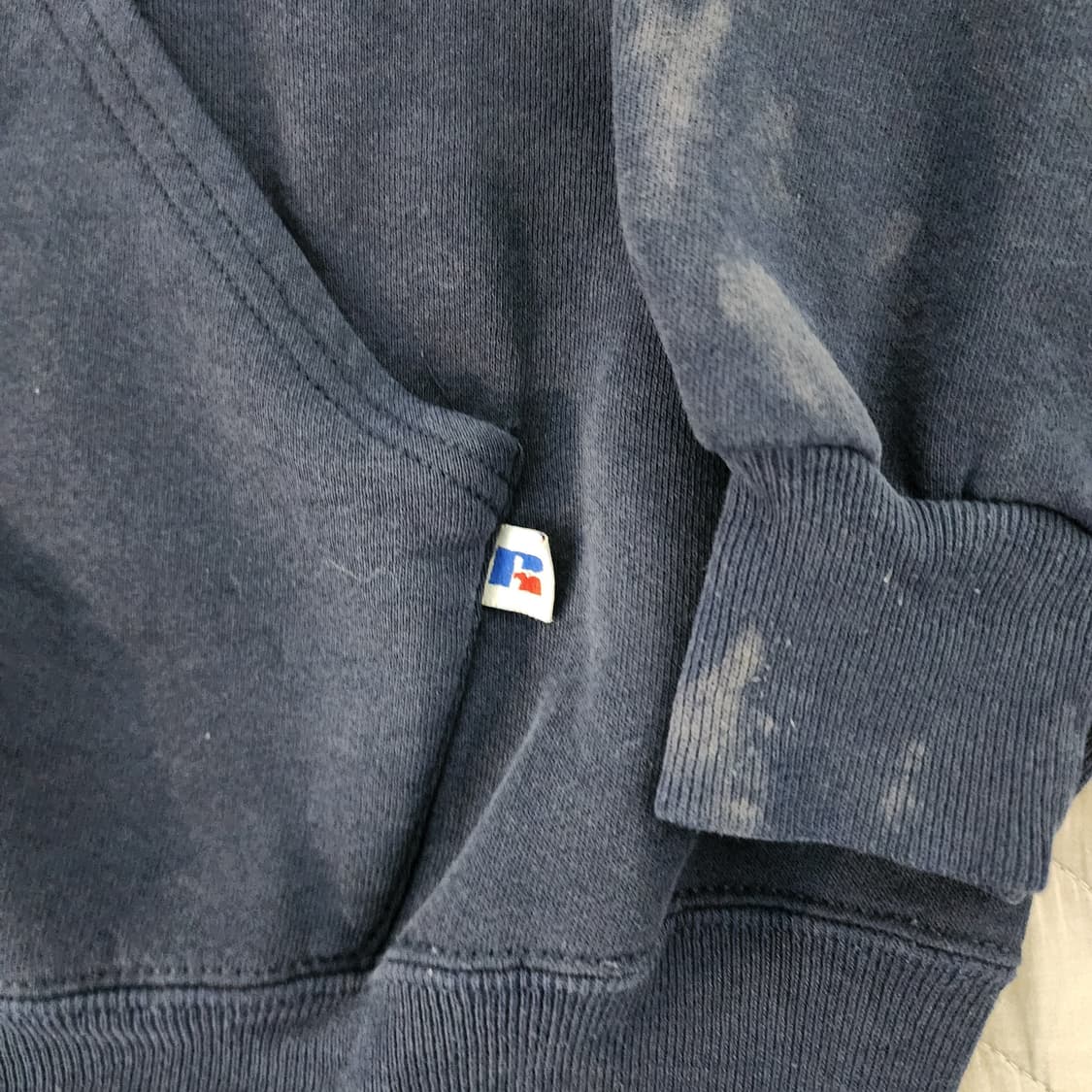 [XL] 90s 러셀 애슬레틱 Navy 네이비 후드티 트래쉬드 상품이미지5