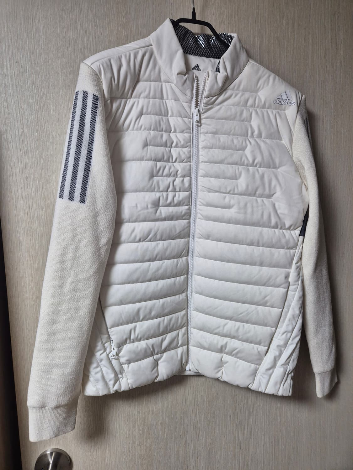 아디다스골프 다운패딩자켓 니트 소매 방풍자켓 100 상품이미지2