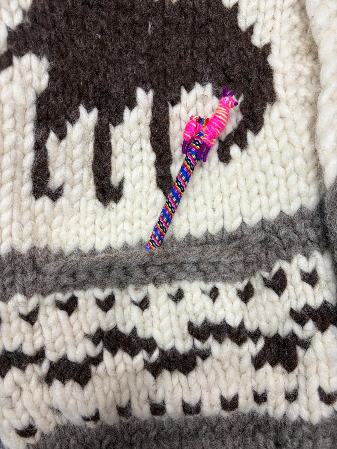 오리지널 Cowichan 코위찬 2XL (캐네디언 스웨터) 상품이미지7