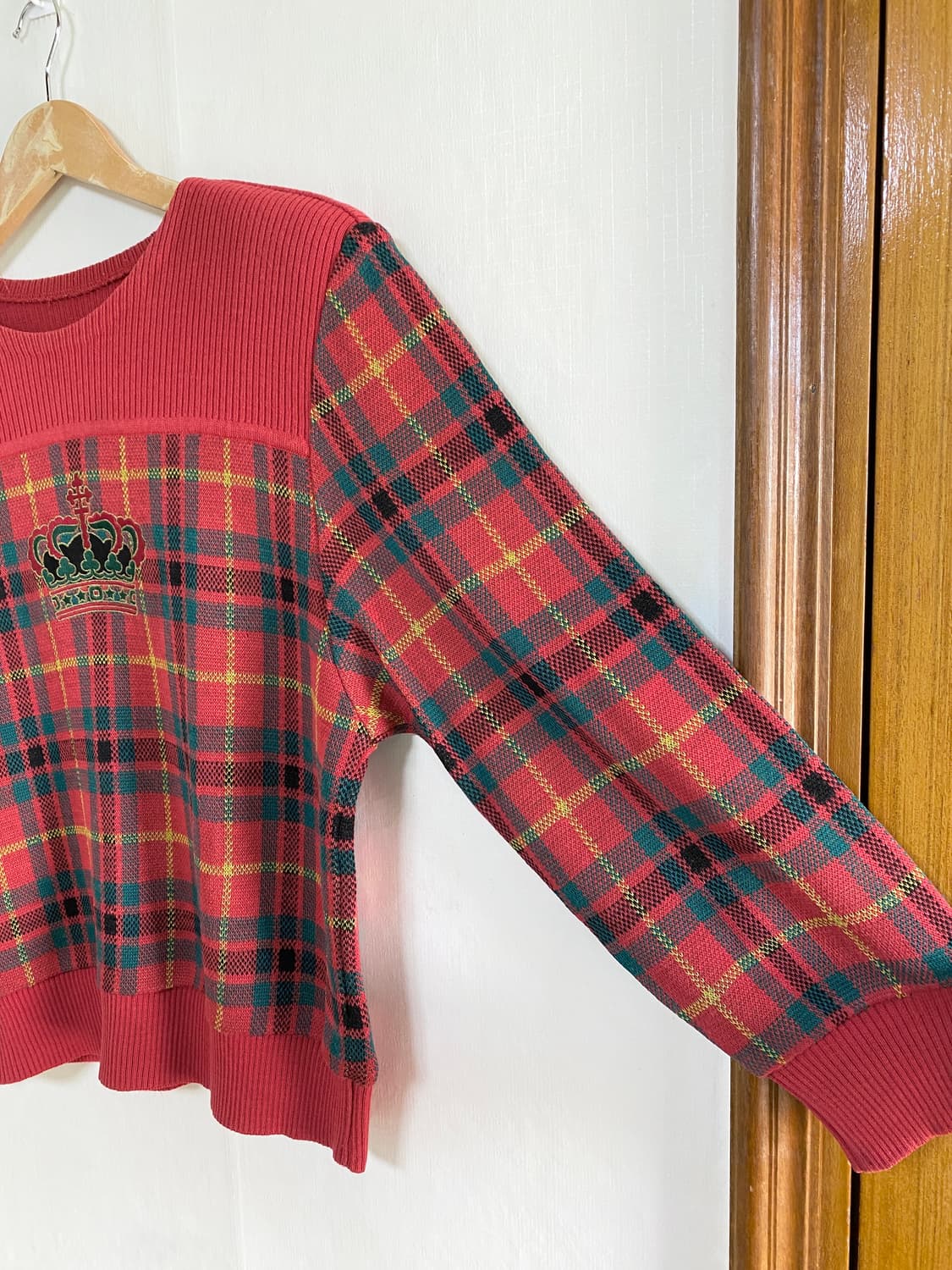 Vintage Christmas Crown Wool Blend Knit 상품이미지4