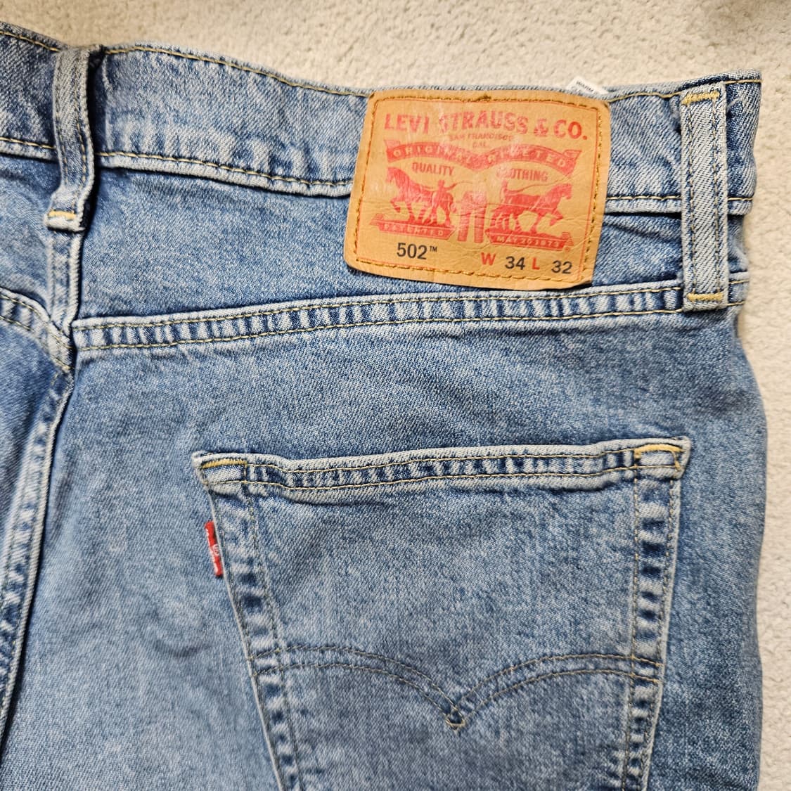 리바이스 502 데님 34 32 상품이미지5