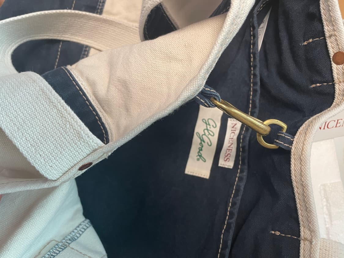 26ss Niceness l.lesh natural navy 상품이미지5