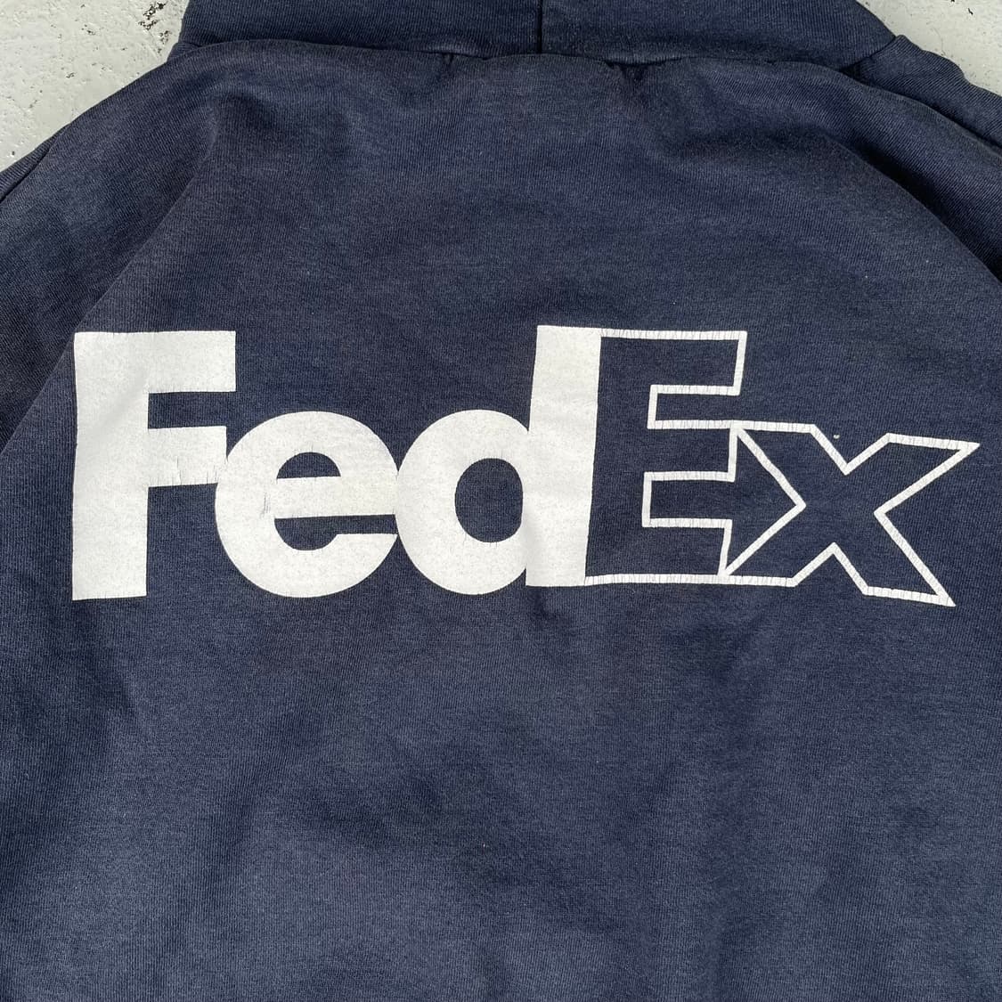빈티지 FedEx 로고 후드 상품이미지7