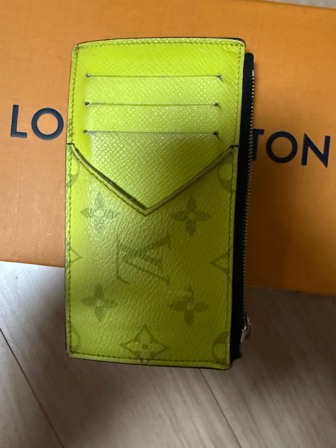 루이비통 코인홀더 코인 지갑 라임 상품이미지5