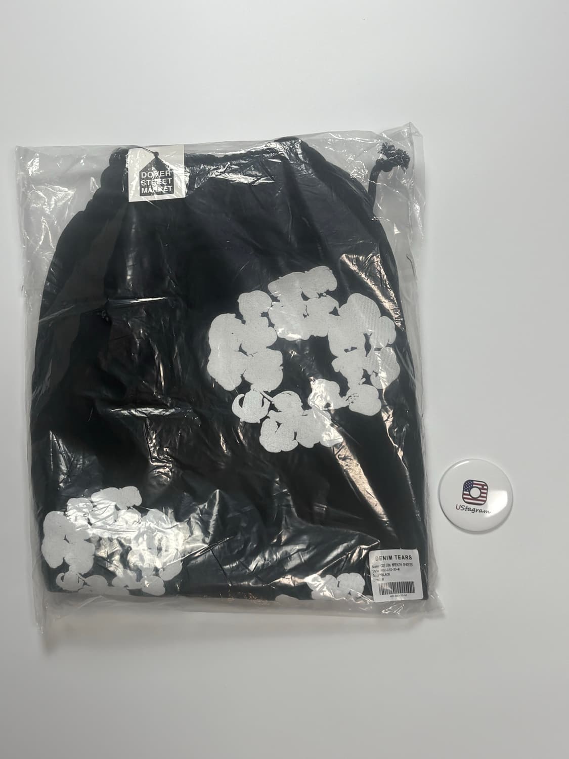 Denim tears shorts black 데님티어스 쇼츠 블랙 새상품 상품이미지1