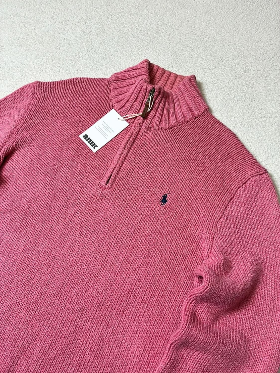 폴로 랄프로렌 00's 헤비코튼 하프집 니트 PN7947 상품이미지2