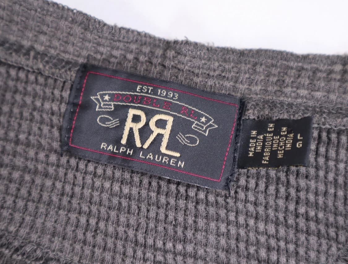 RRL 더블알엘 와플 니트 헨리넥 롱슬리브 티셔츠 상품이미지3